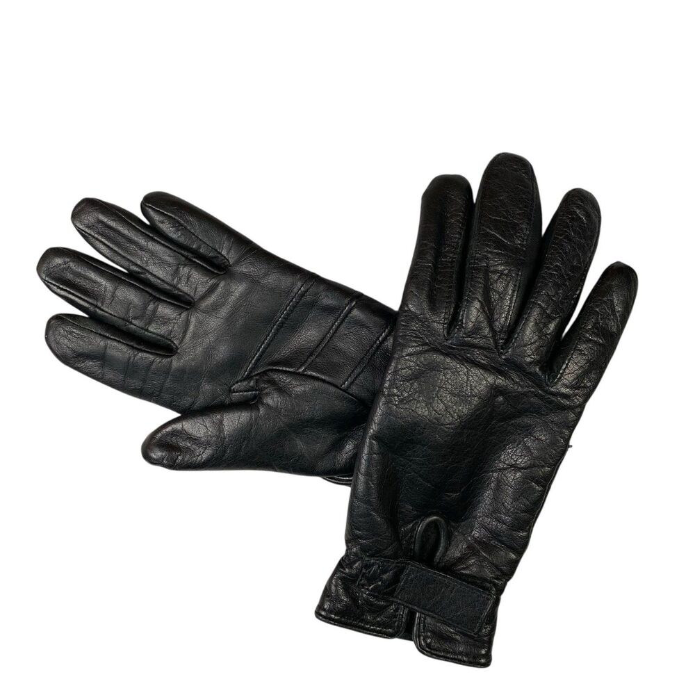 Wilson Leather Thinsulate Lined Gloves Black Genuine 100% Leather Size S Warm